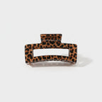 Leopard Print Tortoiseshell Hair Claw Clip