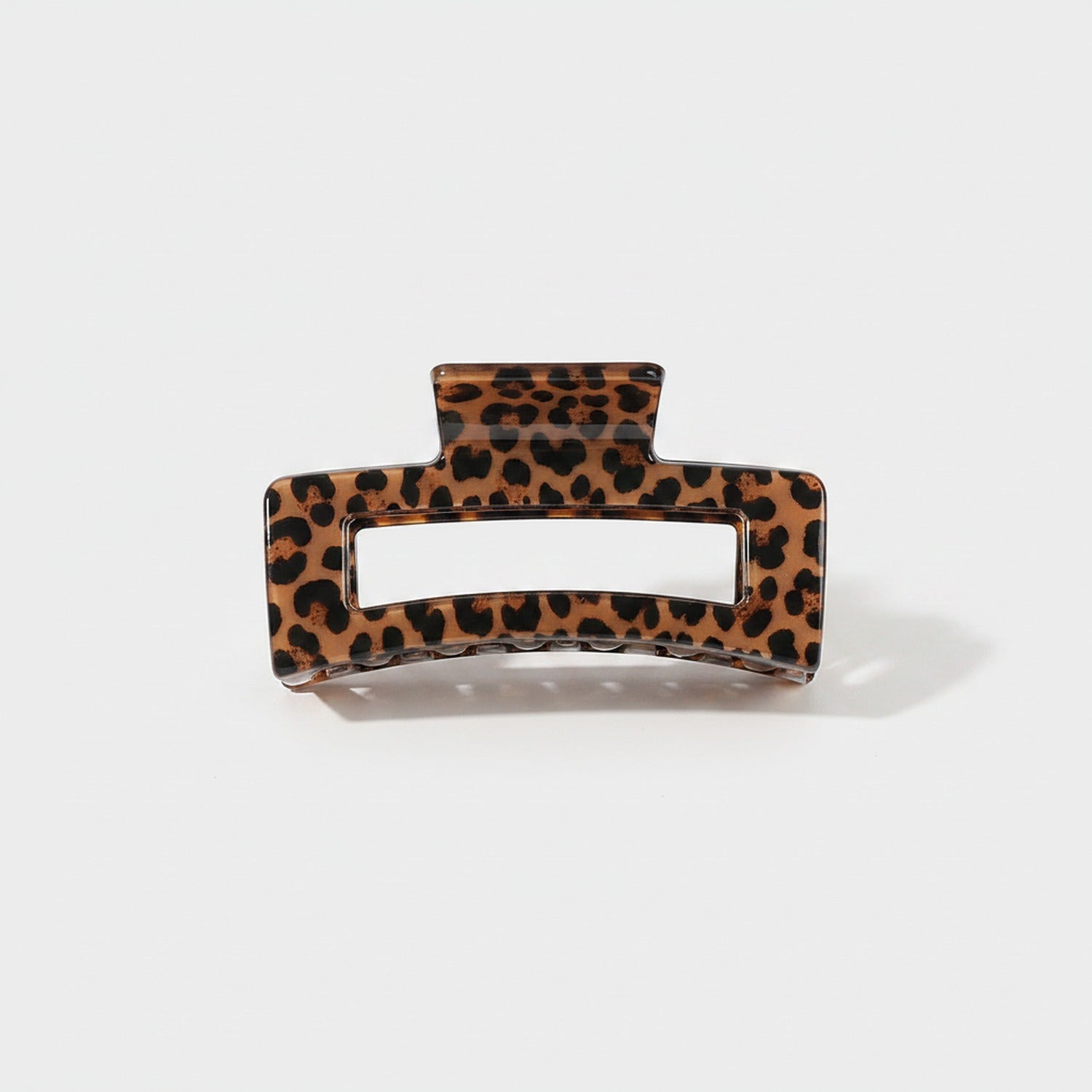 Leopard Print Tortoiseshell Hair Claw Clip