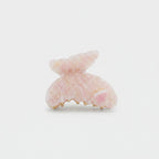 Pink Marbled Butterfly Hair Claw Clip