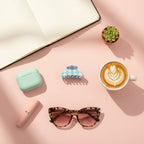 Black And White Checkered Hair Claw Clip
