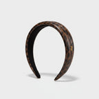 Tortoiseshell Brown Padded Headband