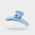 Blue Cow Charm Hair Claw Clip
