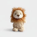 Cream Lion Plush Toy With Fluffy Mane
