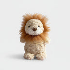 Cream Lion Plush Toy With Fluffy Mane