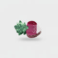 Burgundy Pearl Butterfly Acrylic Hair Claw
