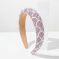 Glitter Padded Headband Pink Sparkle