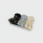 Cute Smiley Face Hair Claw Clips Set