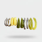 Chunky Resin Teardrop Earrings Multi-Color