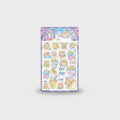 Cute Cat Sticker Sheet Tea Time Theme