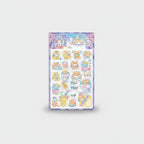 Cute Cat Sticker Sheet Tea Time Theme