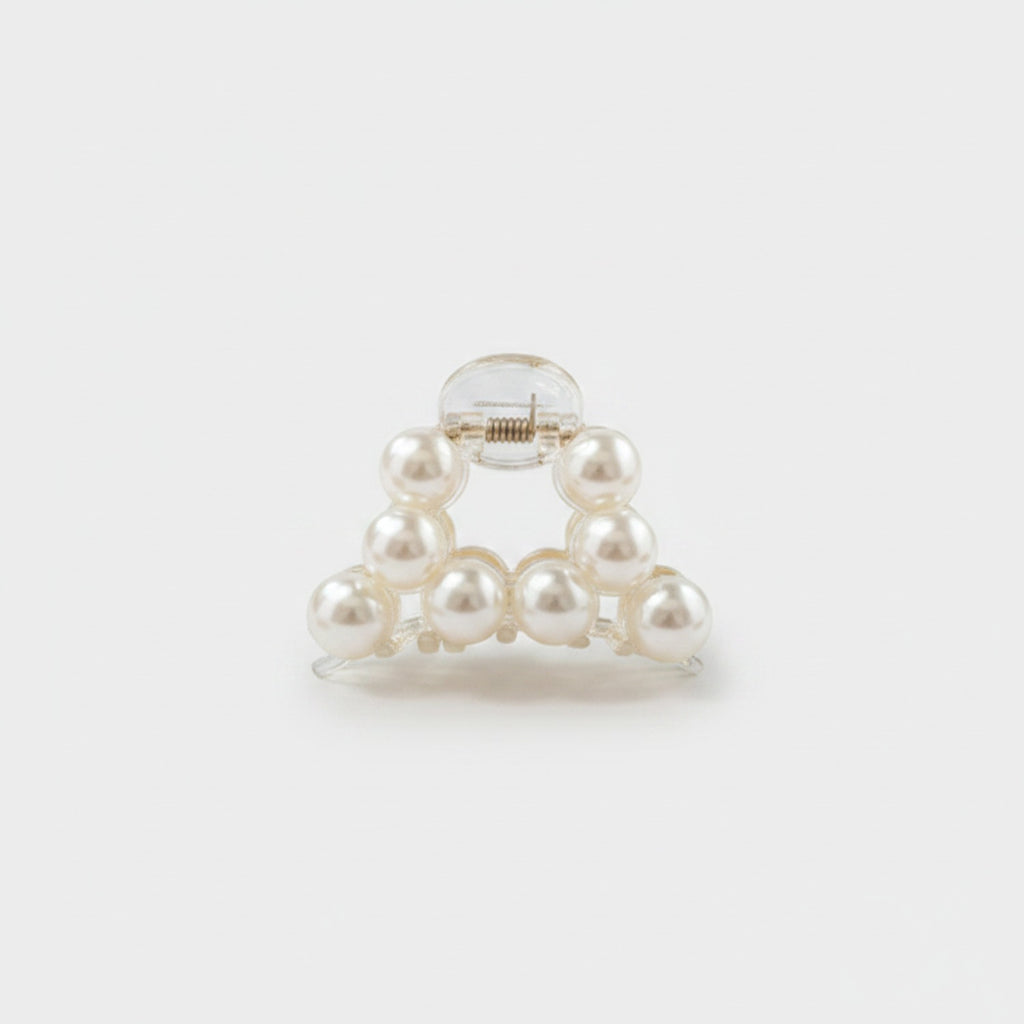 Pearl Beaded Hair Claw Clip