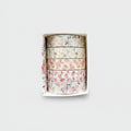 Floral Washi Tape Set - Pink Botanical Design