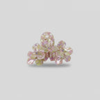 Iridescent Pearl Flower Crystal Hair Claw