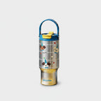 Stainless Steel Insulated Tumbler with Happy Character Design