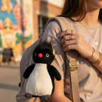 Black And White Cockatiel Plush Toy