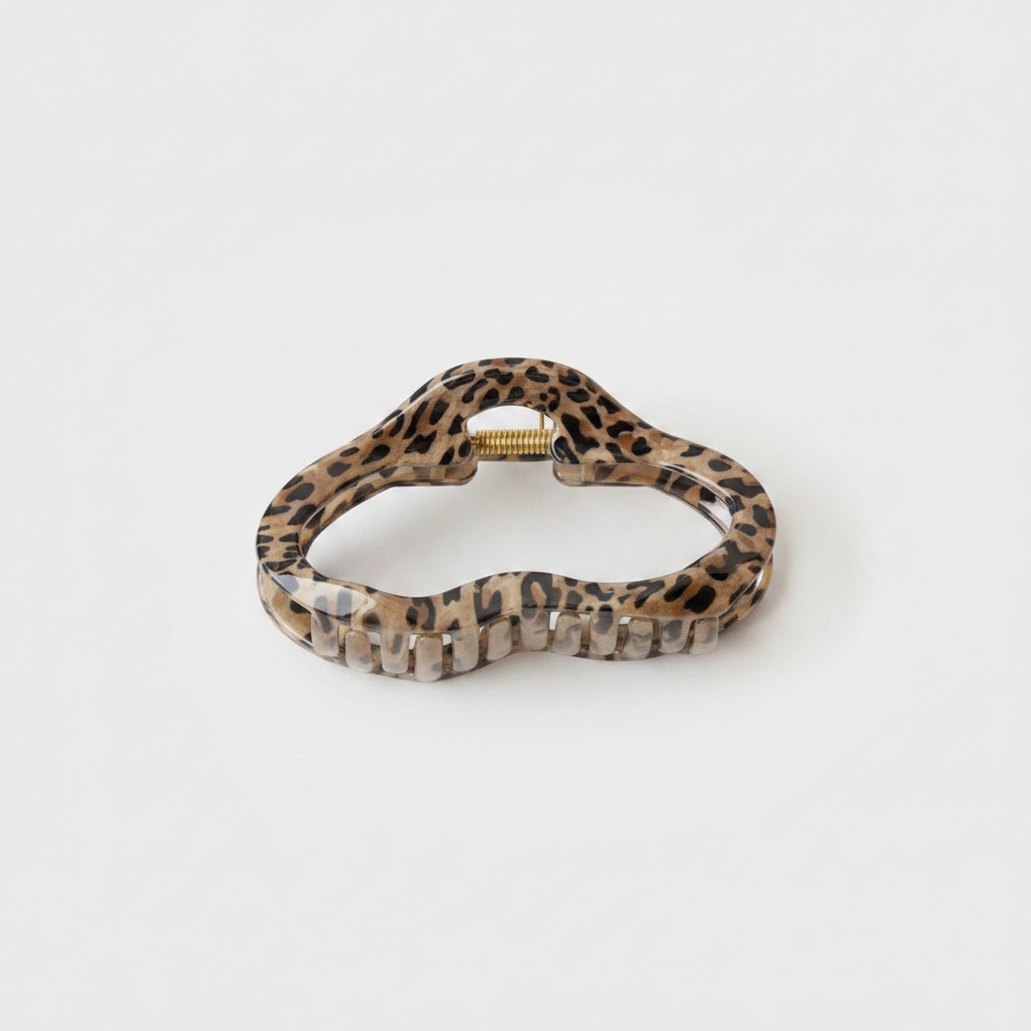 Leopard Print Hair Claw Clip