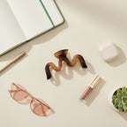Tortoiseshell Wavy Hair Claw Clip