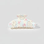 Pastel Bunny Pearl Hair Claw Clip