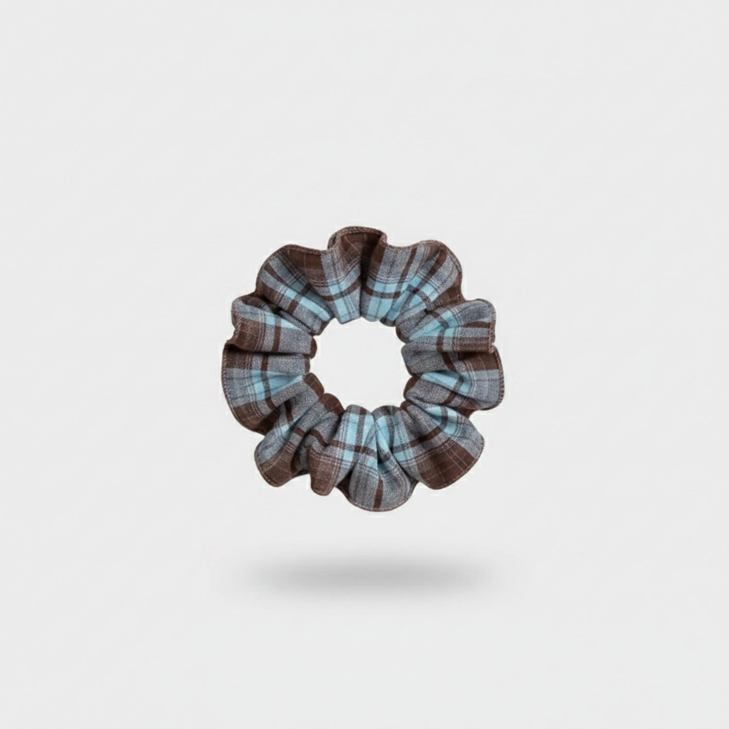Plaid Hair Claw Clip Scrunchie