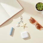 Starfish Shell Charm Acrylic Keyring Set