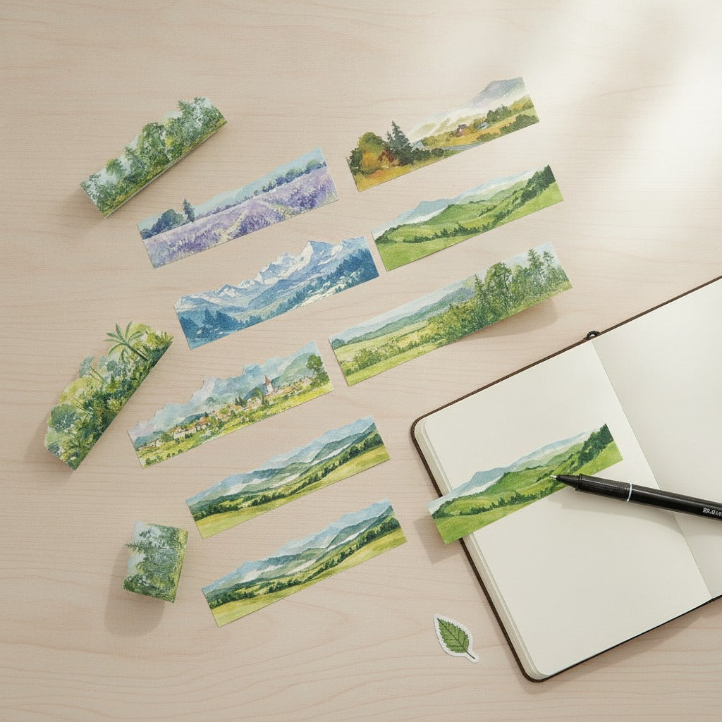 Landscape Washi Tape Set - Forest Walk