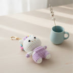 Mini Crochet Keychain DIY Kit - Rainbow Horse