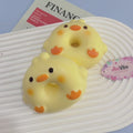 Cute Bear Squishy Slow Rising Stress Relief Fidget Toy - Yellow