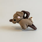 Cute Dog Knit Hair Claw Clip – hair accessories (view 1)