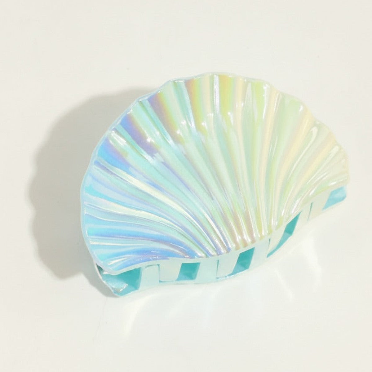 Mermaid Iridescent Seashell Hair Claw – hair accessories (view 1)