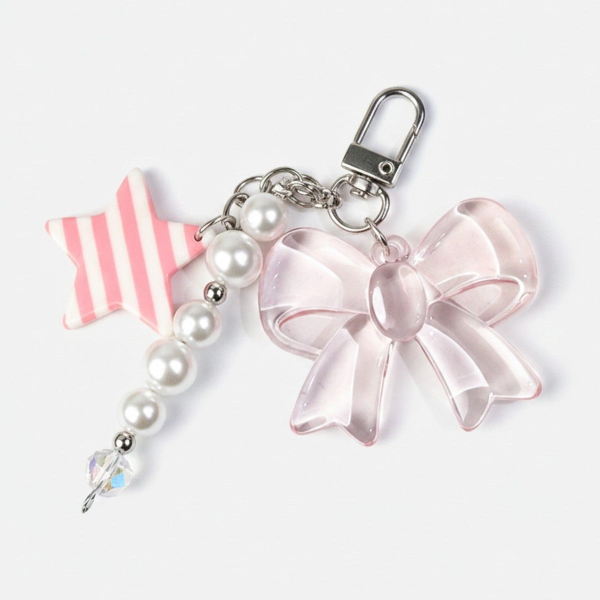 Bow Pearl Star Keychain - Style 3 – novelty & toys (view 1)