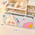 Cute bunny pencil case - Blue