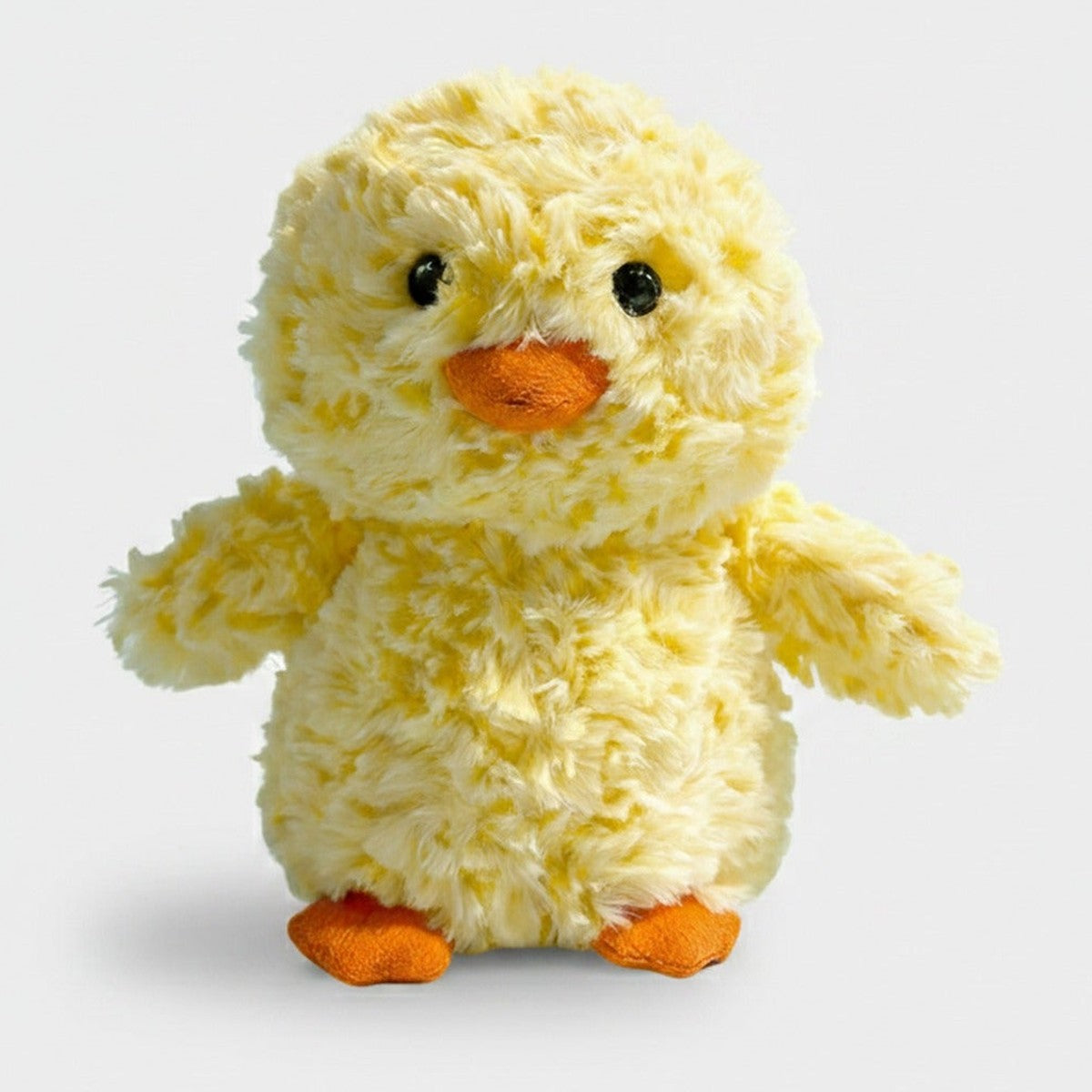 Soft Yellow Plush Chick With Orange Feet – novelty & toys (view 1)