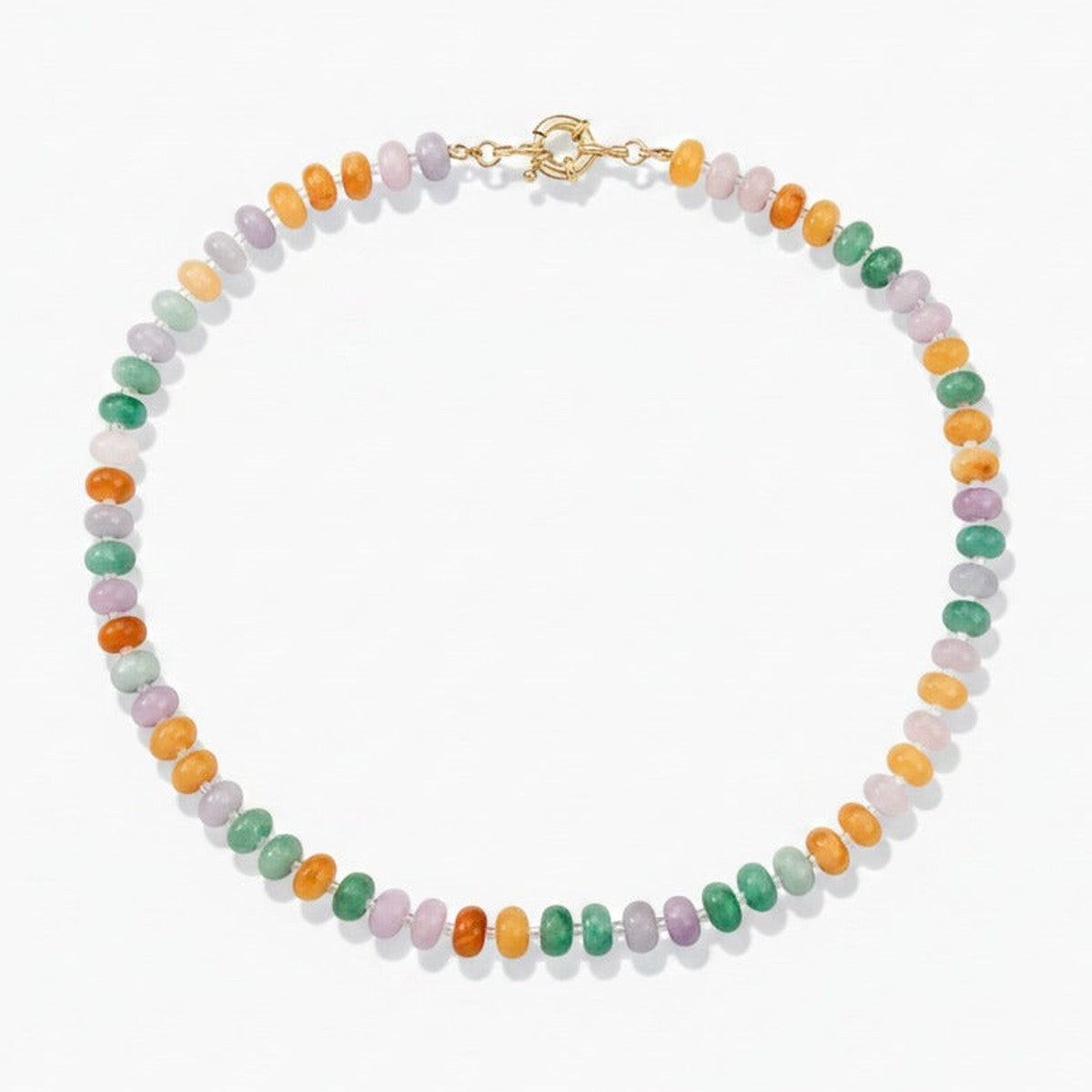 Chunky Gemstone Bead Necklace - Type 4