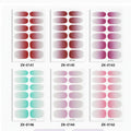 Ombre Gradient Nail Polish Strips Set – Korean nail care (view 1)