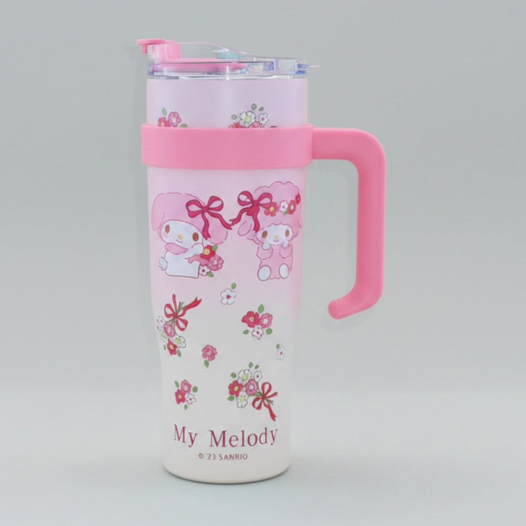 My Melody Pink Flower Bow Tumbler Cup – novelty & toys (view 1)