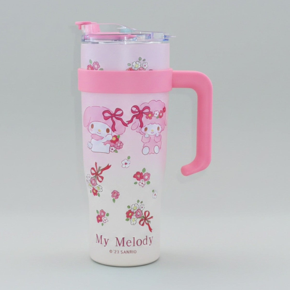 My Melody Pink Flower Bow Tumbler Cup – novelty & toys (view 1)