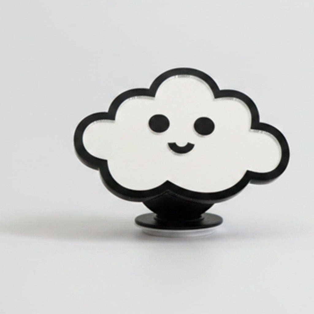 Happy Cloud Phone Grip - Black