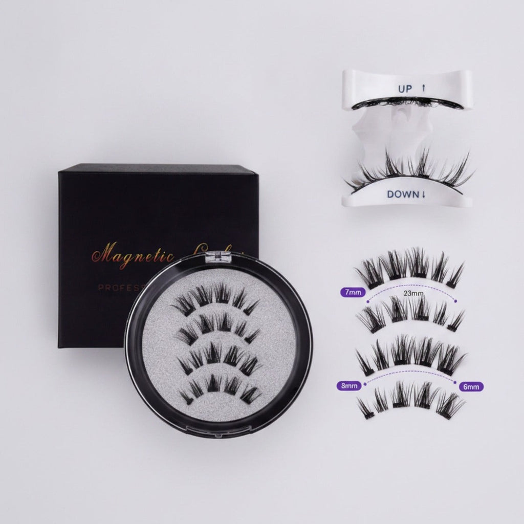 Magnetic Eyelashes With Mirror Set Black – Korean beauty tool (view 1)