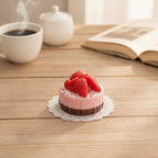 Layered Cake Slice Squishy - Strawberry Cake