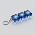 Mini Keyboard Switch Keychain - Navy 3-Key