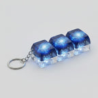 Mini Keyboard Switch Keychain - Navy 3-Key