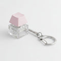 Four-Key Mechanical Switch Keychain - Clear Yellow