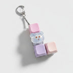 Smiley Face Keychain With Blocks - Type 3