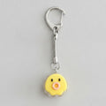 Pastel Animal Face Keycap Grid Keychain