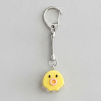 Pastel Animal Face Keycap Grid Keychain