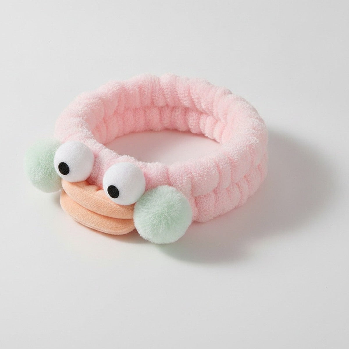 Pastel Fuzzy Frog Eye Hair Band – hair accessories (view 1)