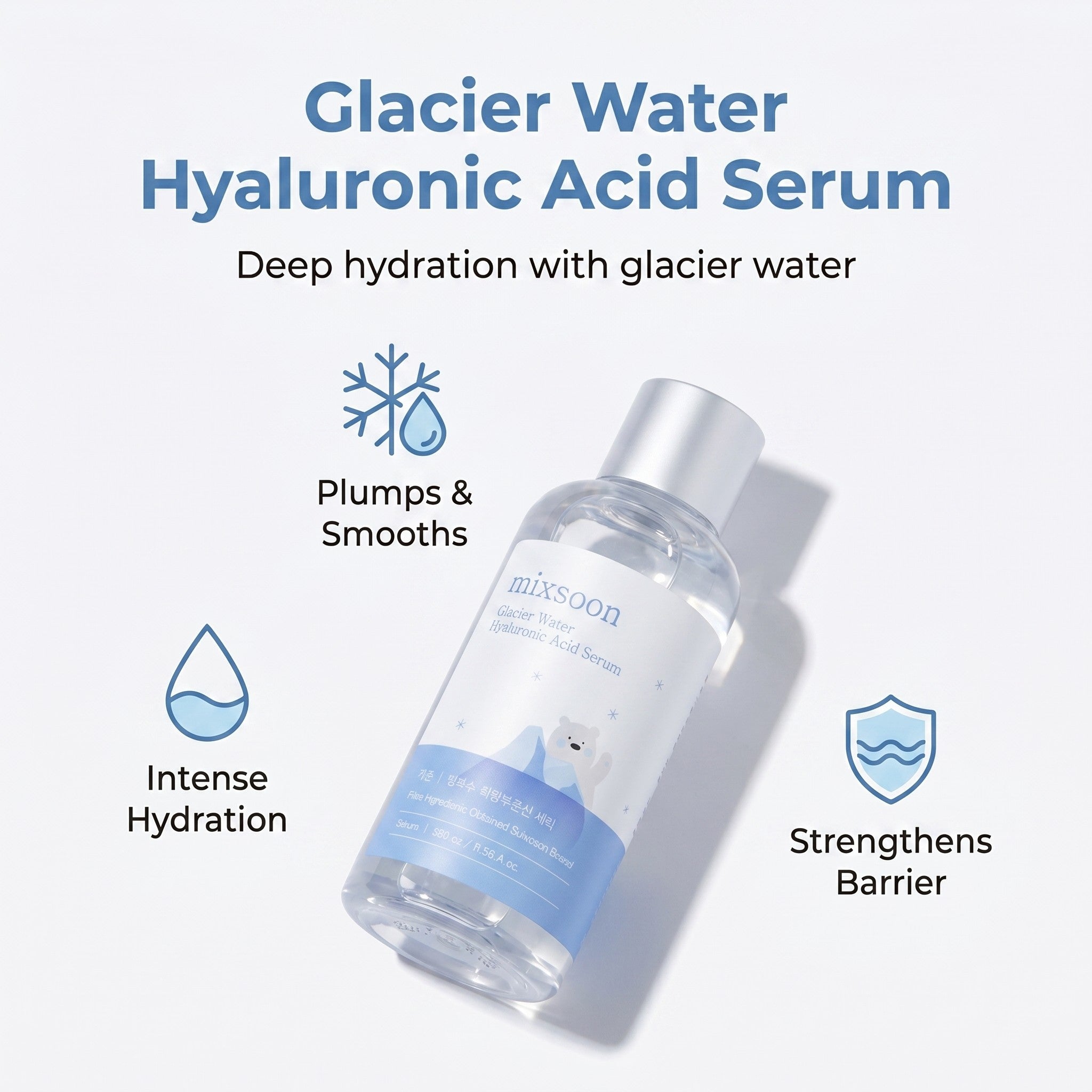 Glacier Water Hyaluronic Acid  Serum 300ml