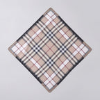 Plaid Lightweight Scarf Wrap - Beige Plaid