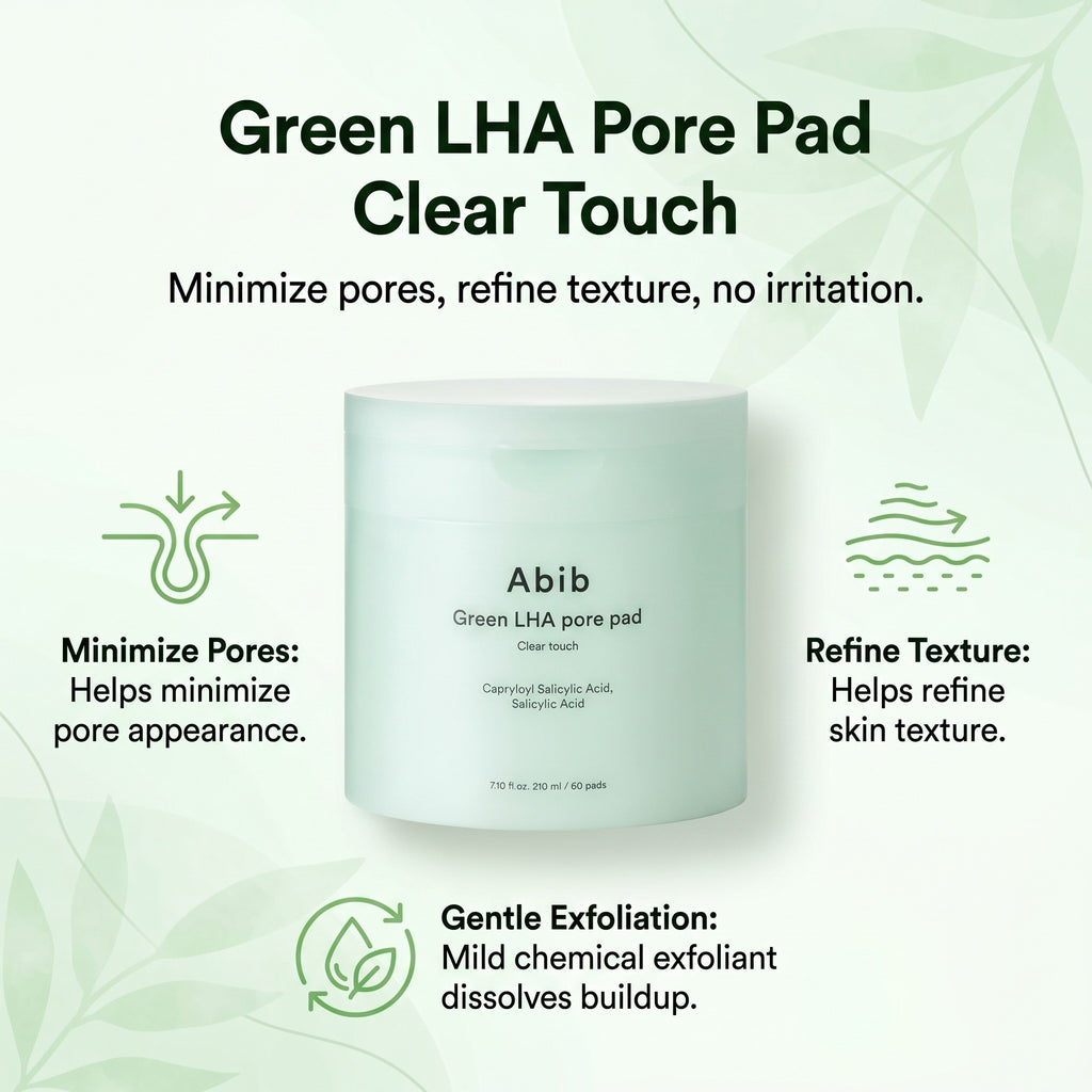 Green LHA Pore Pad Clear Touch 210ml / 60pads