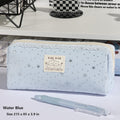 Star-shaped large capacity pencil case - Blue